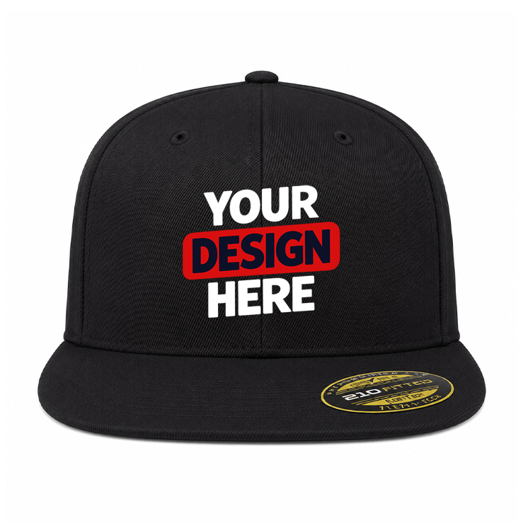Flexfit 210 Fitted Flat Bill Cap