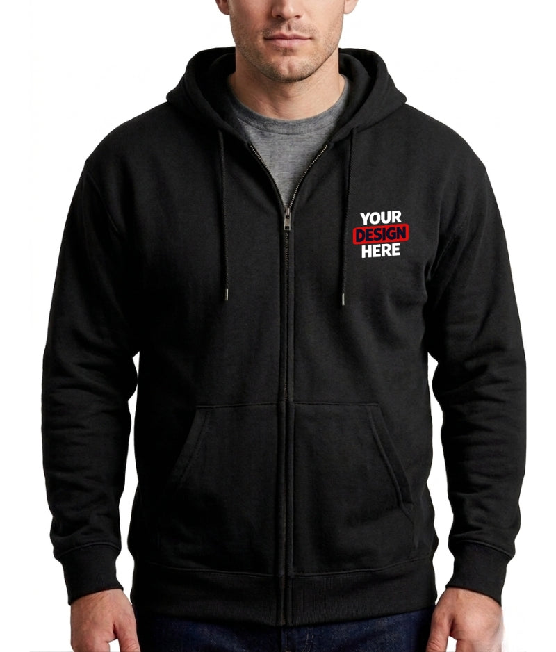 3 layers zip up Hoodies