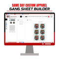 Same Day  Gang Sheet Builder