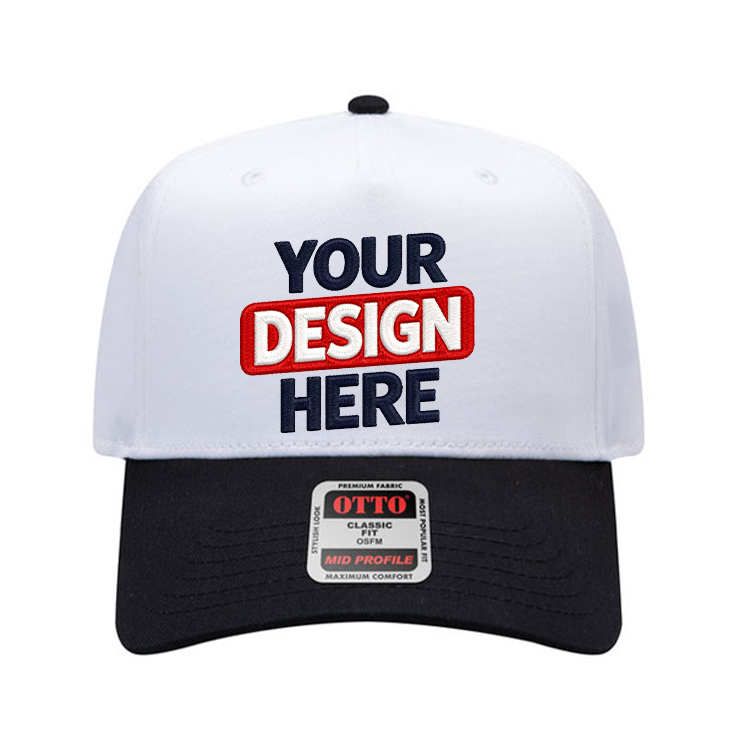 OTTO 31-069 Mid Profile 5-Panel Snapback Cap