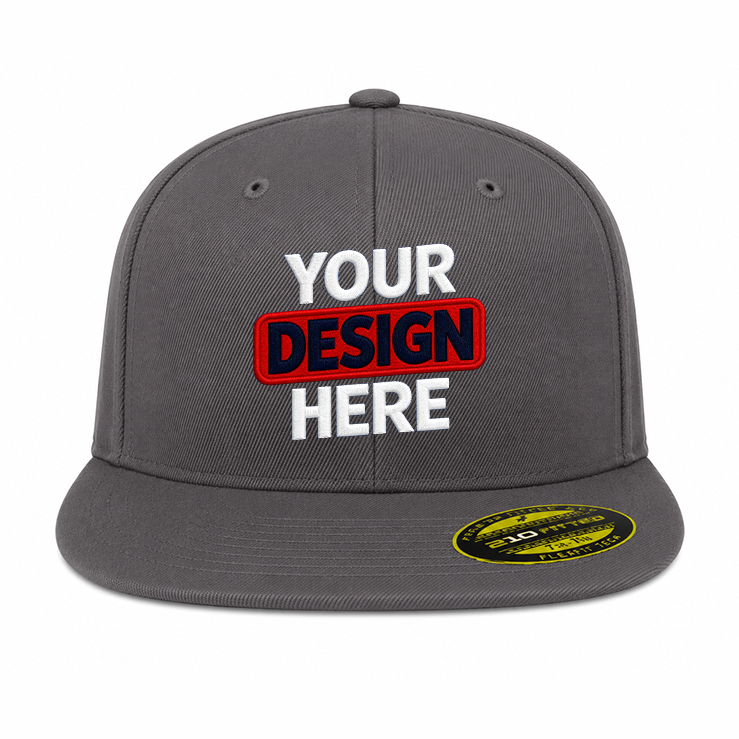 Flexfit 210 Fitted Flat Bill Cap