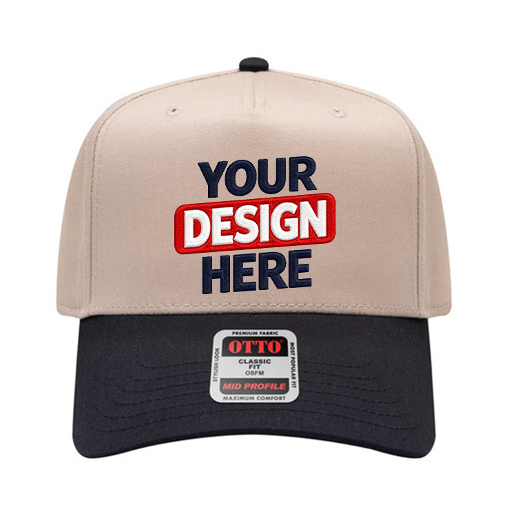 OTTO 31-069 Mid Profile 5-Panel Snapback Cap