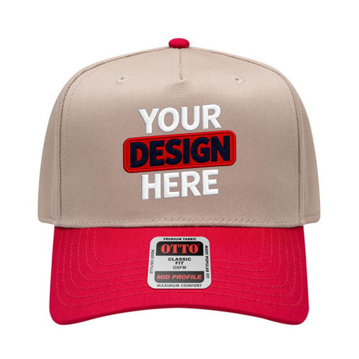 OTTO 31-069 Mid Profile 5-Panel Snapback Cap