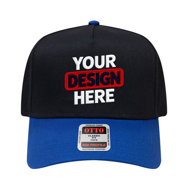 OTTO 31-069 Mid Profile 5-Panel Snapback Cap